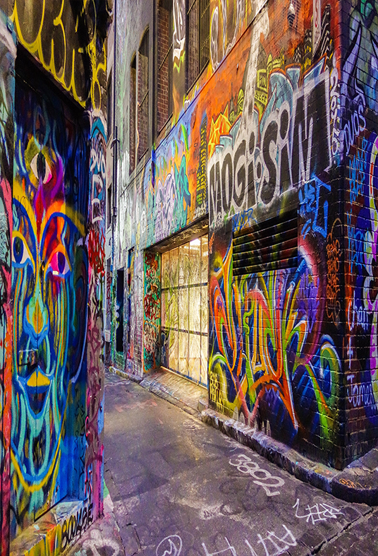 Street Graffiti Wall Photography Colorful City Backdrop SBH0448