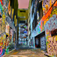 Colorful Graffiti Artwork Backdrop for Photography SBH0451