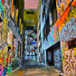 Colorful Graffiti Artwork Backdrop for Photography SBH0451