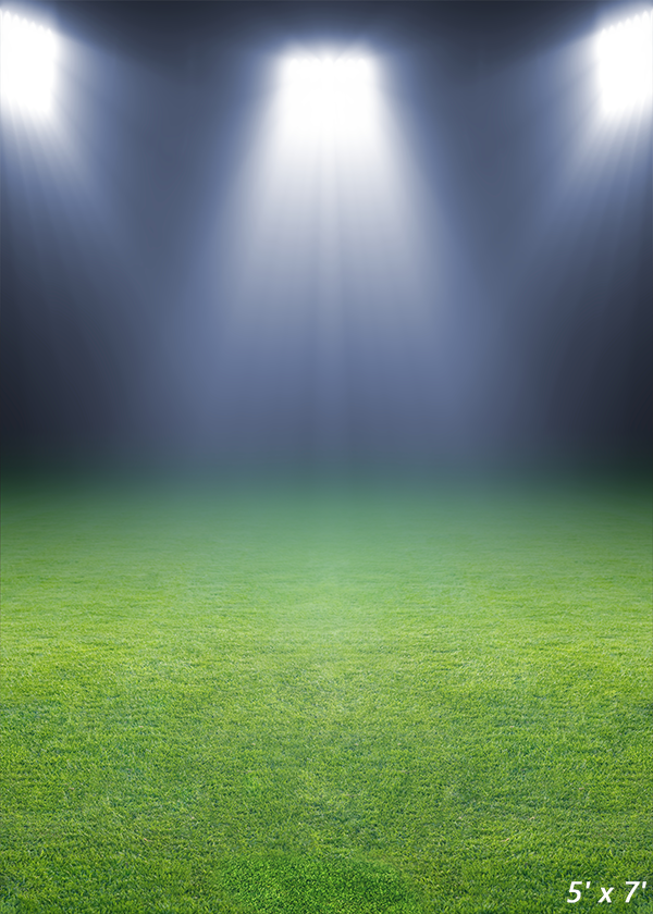 Green Soccer Field Fabric Backdrop for Photoshoot SBH0458