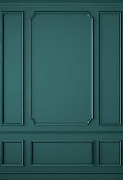 Modern Classic Green Interior Wall Backdrop SBH0459