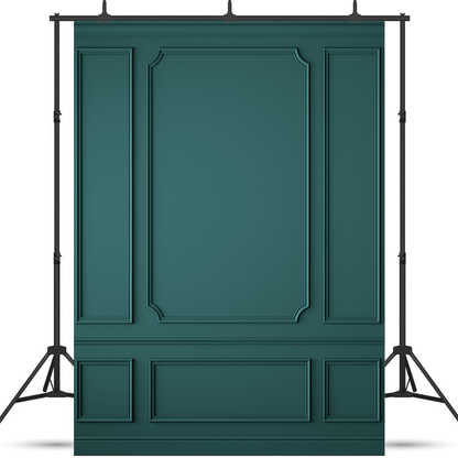 Modern Classic Green Interior Wall Backdrop SBH0459