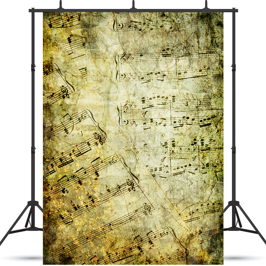 Grunge Musical Wall Background Backdrop for Photo SBH0462