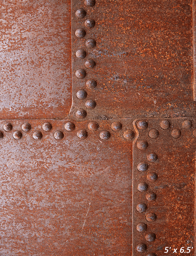 Rusty Steel Sheet Backdrop for Photoshoot SBH0463