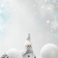 White Snowman Wonderland Photography Backdrop for Christmas