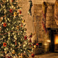 Christmas Tree Brick Backdrop for Photo