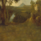 Riverside Vintage Oil Painting Photography Backdrop SBH0336