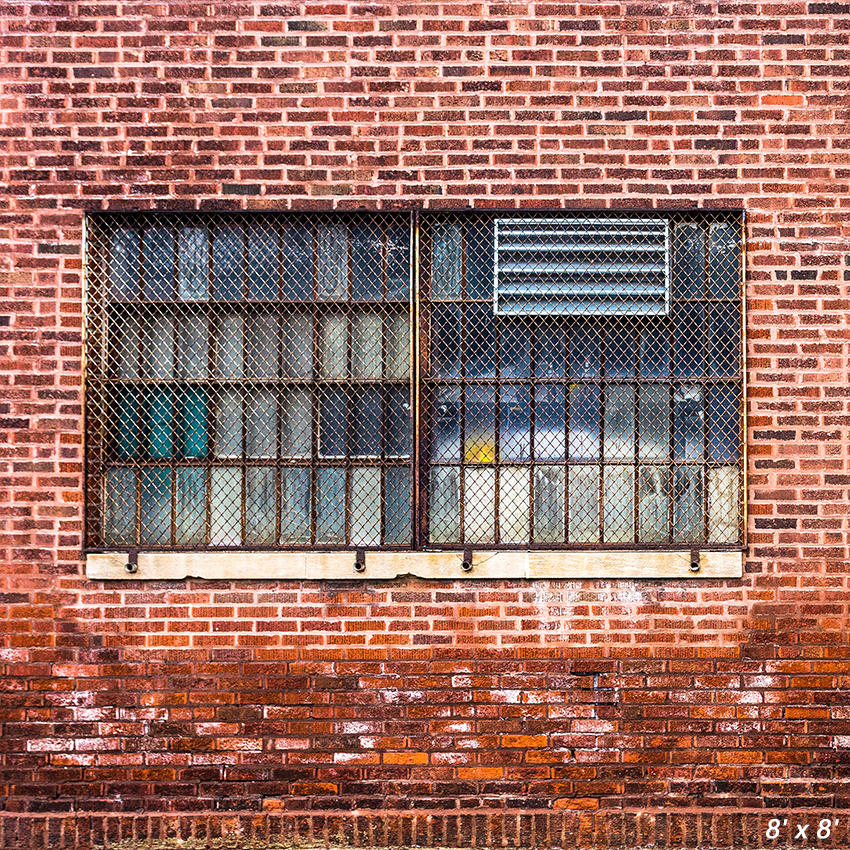 Old Warehouse Brick Wall Backdrop for Photography SBH0345