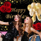 Flower Decoration Romantic Backdrop for Birthday Party Photography