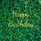 Fresh Green Leaves Photography Backdrop for Birthday Party