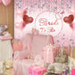 Wedding Bride to Be Romantic Photography Backdrop for Bridal Shower