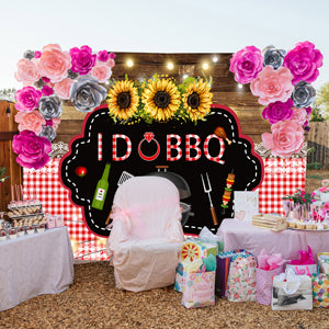 Picnic BBQ Photography Backdrop for Birthday