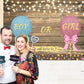 Balloon Decoration Wood Wall Photography Backdrop for Baby Shower