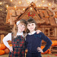 Pumpkin decoration Wooden House  Photography Backdrop for Thanksgiving
