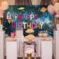 Outer Space Planet Photography Backdrop for Birthday