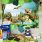 Jurassic World Dinosaur Inspired Digital Animals Background for Kids Toddlers for Photography TKH1826