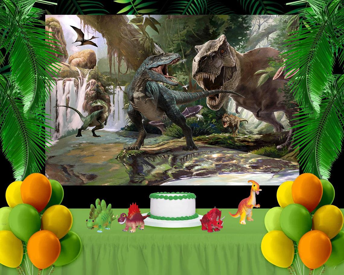 Dinosaur World Park Animals Photography Backdrop Children Photo Booth Props TKH1833