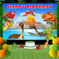 Dinosaurs Lake Digital Background Photography Backdrop for Party TKH1839