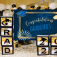 Dark Blue College Graduation Backdrop Background for Photography Celebration Party TKH1849