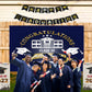 Graduation Backdrop for Photography Dark Blue Congratulations Congrats Grad Class of 2022 TKH1856