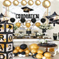 2022 Graduation Party Decoration Golden Balloon Graduates Backdrop for Photography TKH1860