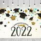 White Background 2022 College Graduation Backdrop for Photography Photo Studio TKH1877