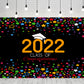 Colorful Stars Graduation Decorations 2022 for Photography Photo Studio TKH1878