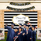 Striped Background Graduation Photo Booth Backdrop Graduation Party Decorations TKH1881