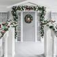 White Door Decoration Christmas Photo Backdrops Photography