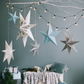 Blue Gray Stars Gifts Christmas Photo Backdrops Photography