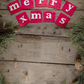 Christmas Grey Wooden Merry Xmas Backdrop Photography for Studio