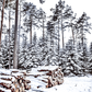 Winter Snow Wood Backdrop Photography photography