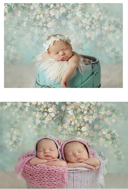 Portrait Floral Wedding Baby Newborn Backdrop for Photo Studio