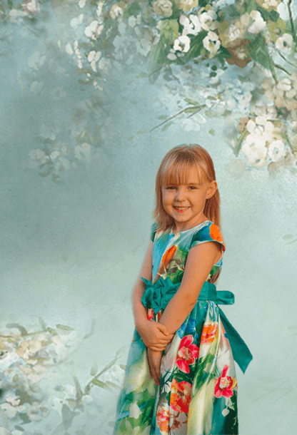 Portrait Floral Wedding Baby Newborn Backdrop for Photo Studio