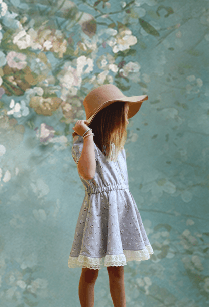 Portrait Floral Wedding Baby Newborn Backdrop for Photo Studio