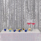 sliver Sequins Fabric Photography Backdrop for Party